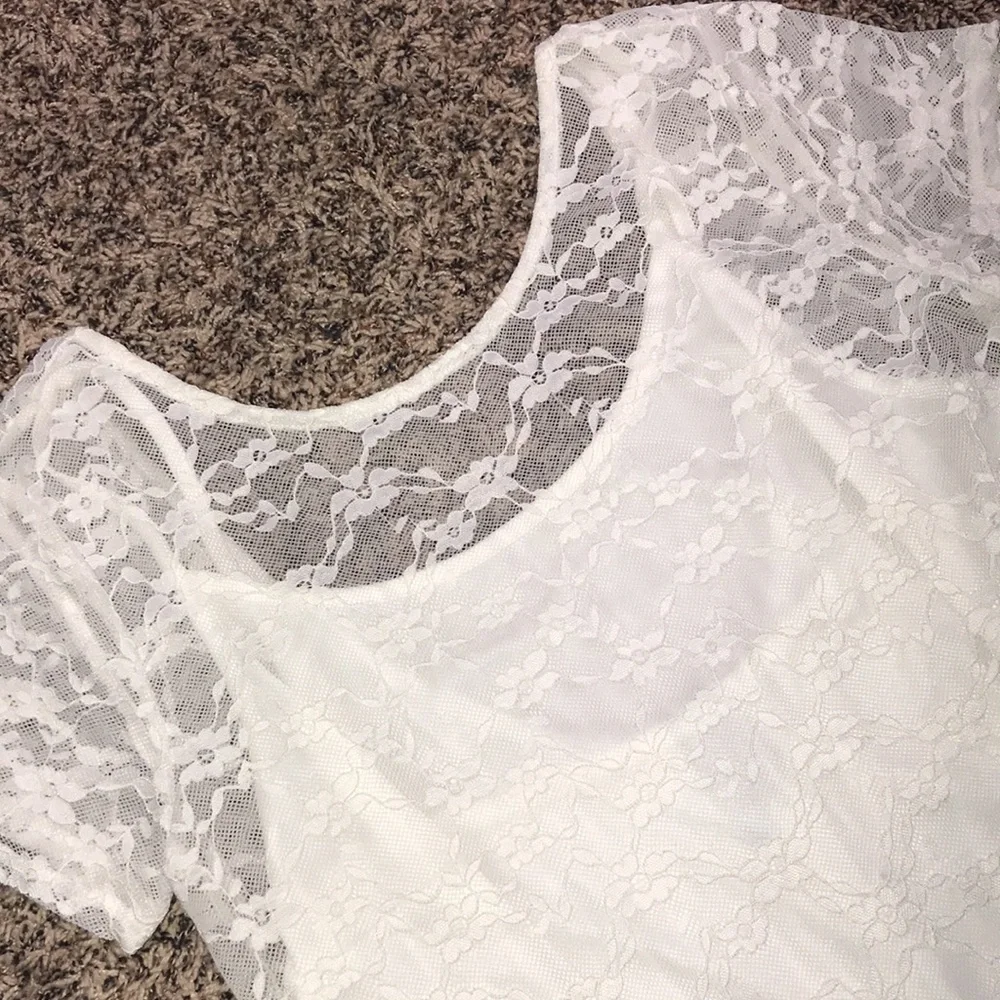 🐠WILD FABLE White Lace Overlay Summer Maxi Dress | NWOT! - Picture 4 of 5